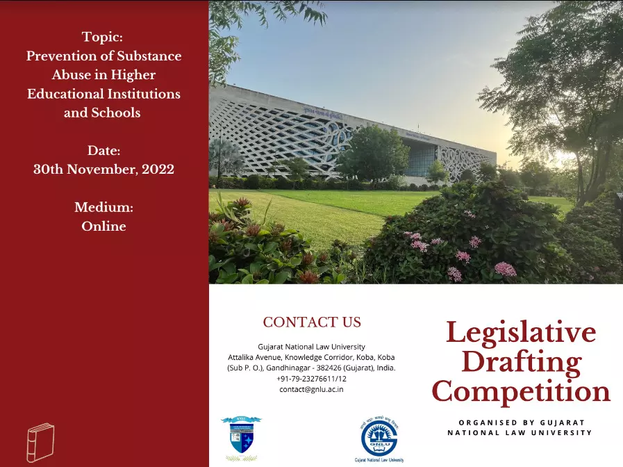 GNLU Legislation Drafting Competition 2022 | GNLU Centre for Research in Criminal Justice Science