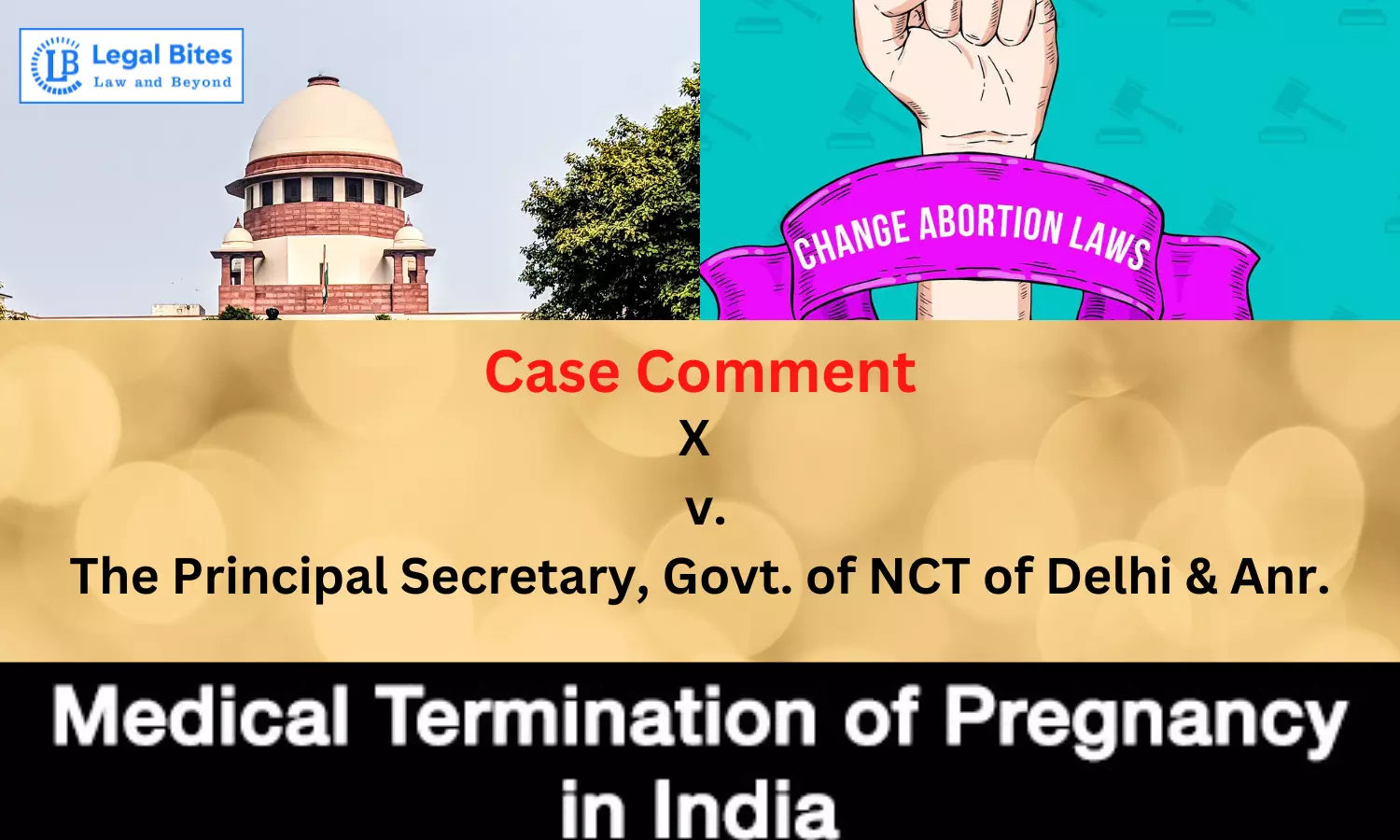 Case Comment: X v. The Principal Secretary, Govt. of NCT of Delhi & Anr., (2022) Medical Termination of Pregnancy Case