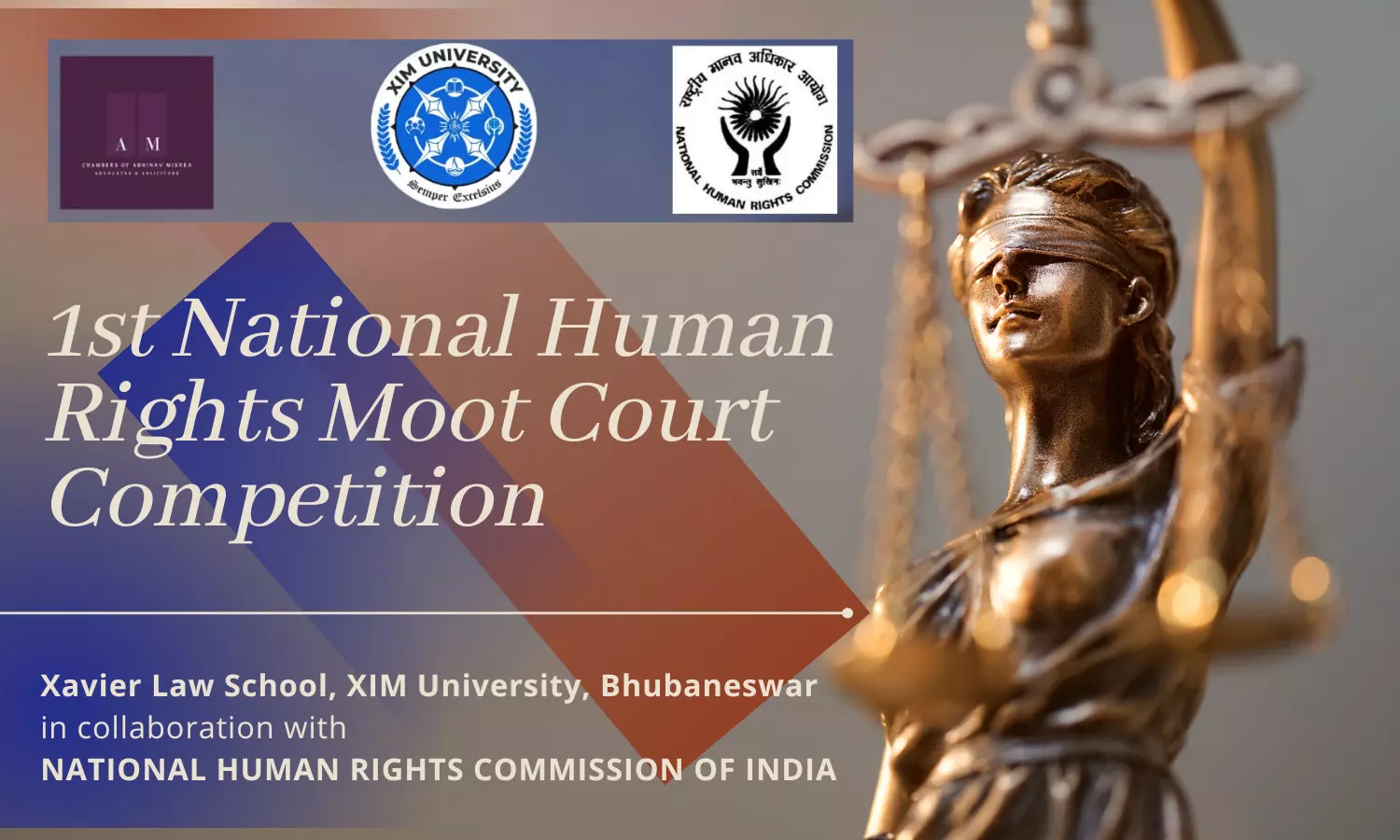 1st National Human Rights Moot Court Competition 2022 | Xavier Law School, XIM University | NHRC India