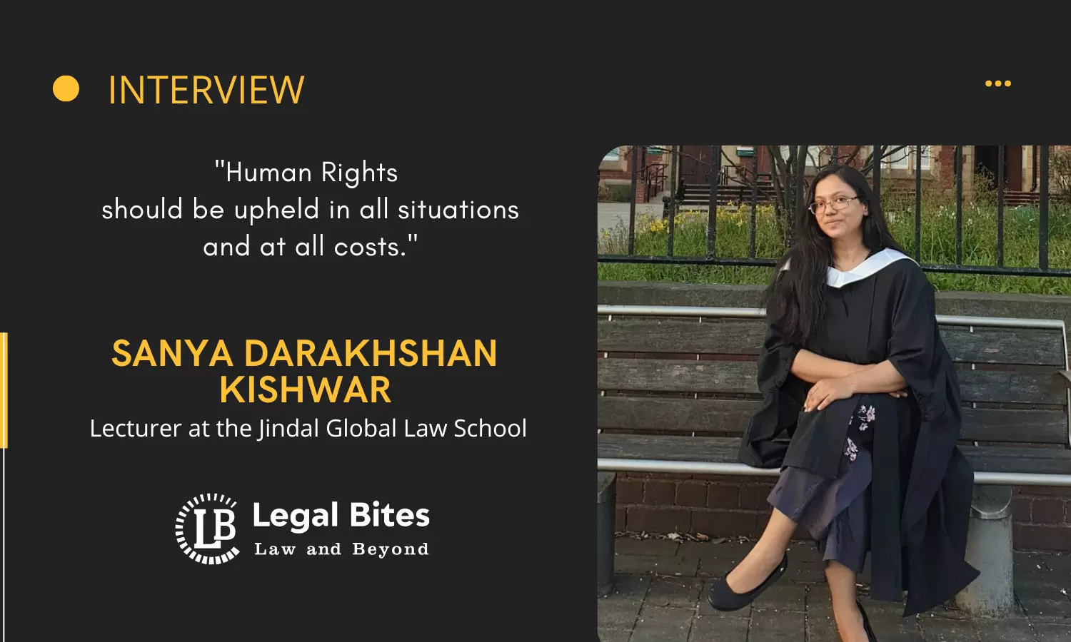 Interview: Sanya Darakshan Kishwar | Lecturer