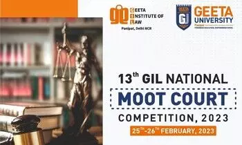 13th GIL National Moot Court Competition of 2023 | [Feb. 25-26]: Register by Jan. 15