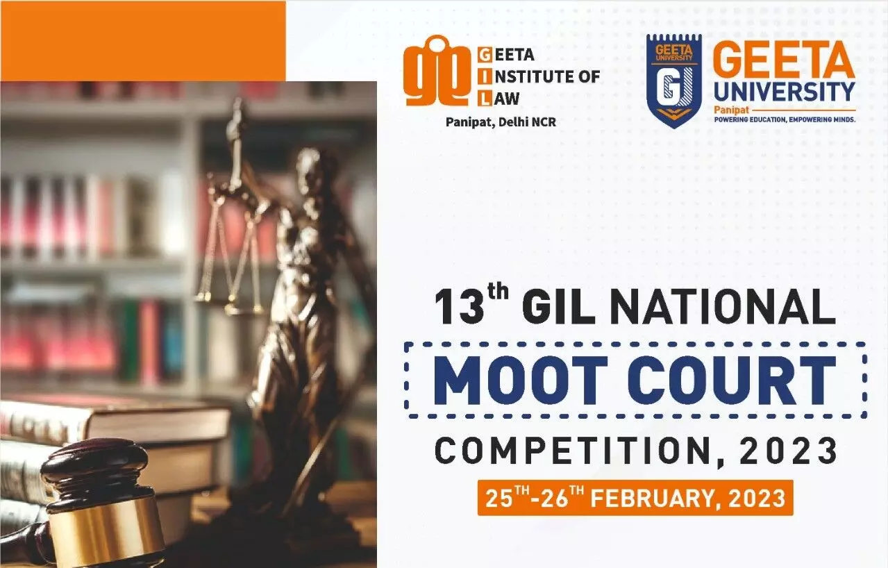 13th GIL National Moot Court Competition of 2023 | [Feb. 25-26]: Register by Jan. 15