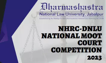 NHRC-DNLU Moot Court Competition 2023 | Feb 10-12 | Prizes worth Rs.1.3 lakhs NHRC-DNLU Moot Court Competition 2023 | Feb 10-12 | Prizes worth Rs.1.3 lakhs