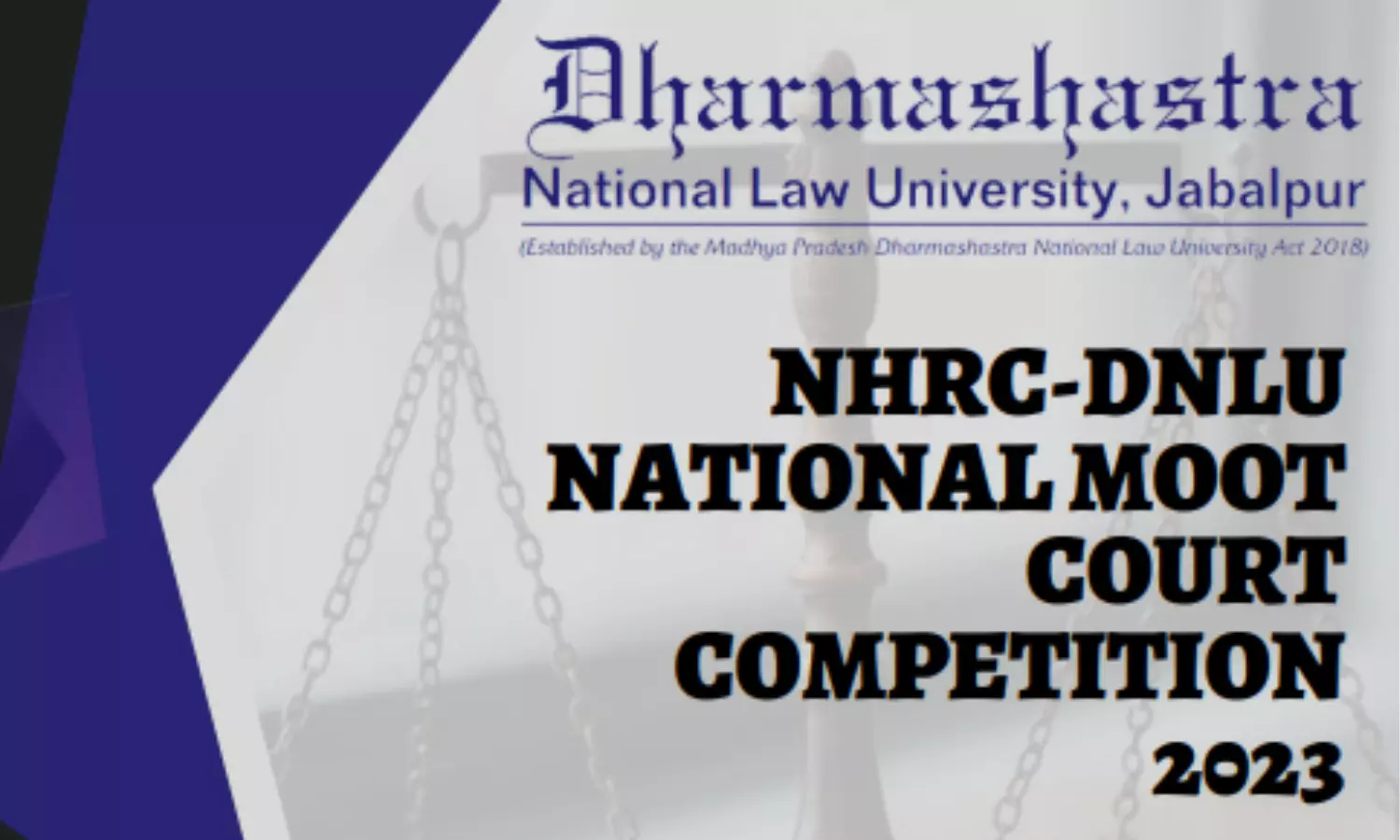 NHRC-DNLU Moot Court Competition 2023 | Feb 10-12 | Prizes worth Rs.1.3 lakhs