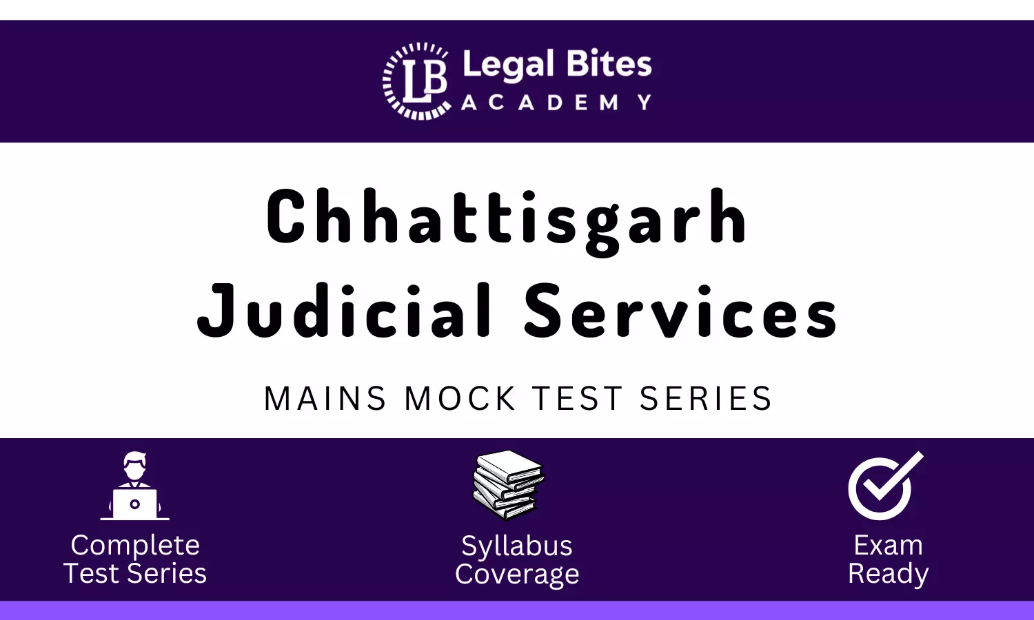 Chhattisgarh Judicial Services Mains Mock Test Series