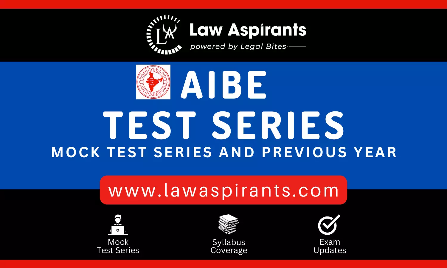 AIBE Mock Test Series for Law Aspirants | 10 Mocks & Previous Year Papers