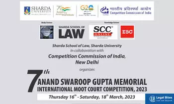7th Anand Swaroop Gupta International Memorial Moot Court Competition 2023 | Sharda School of Law, Sharda University