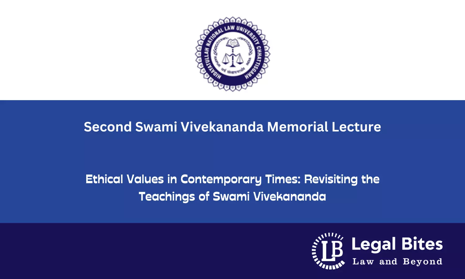 Ethical Values in Contemporary Times: Revisiting the Teachings of Swami Vivekananda