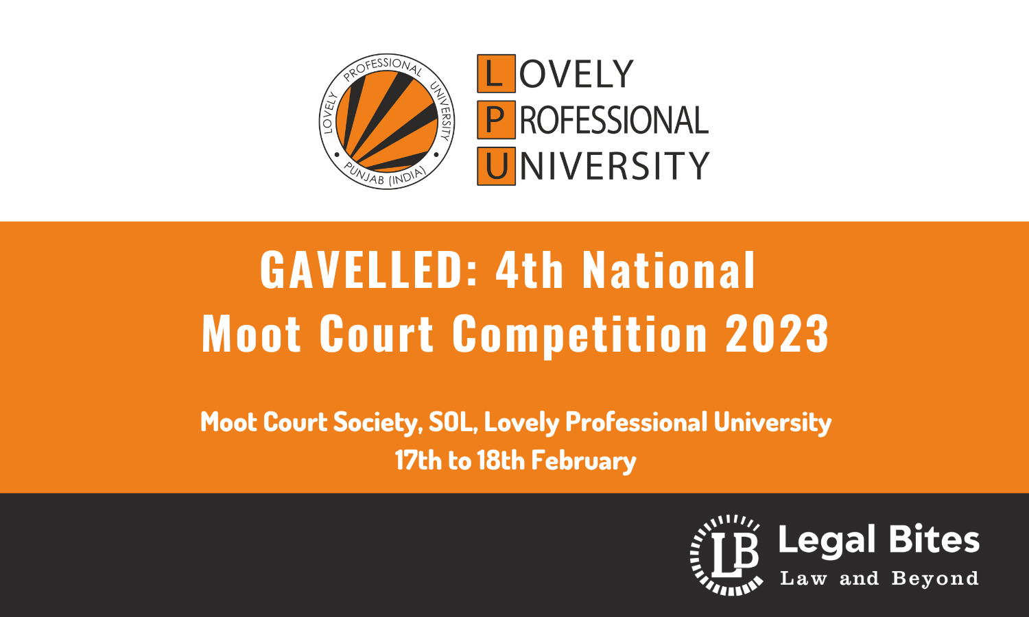GAVELLED 4th National Moot Court Competition, 2023