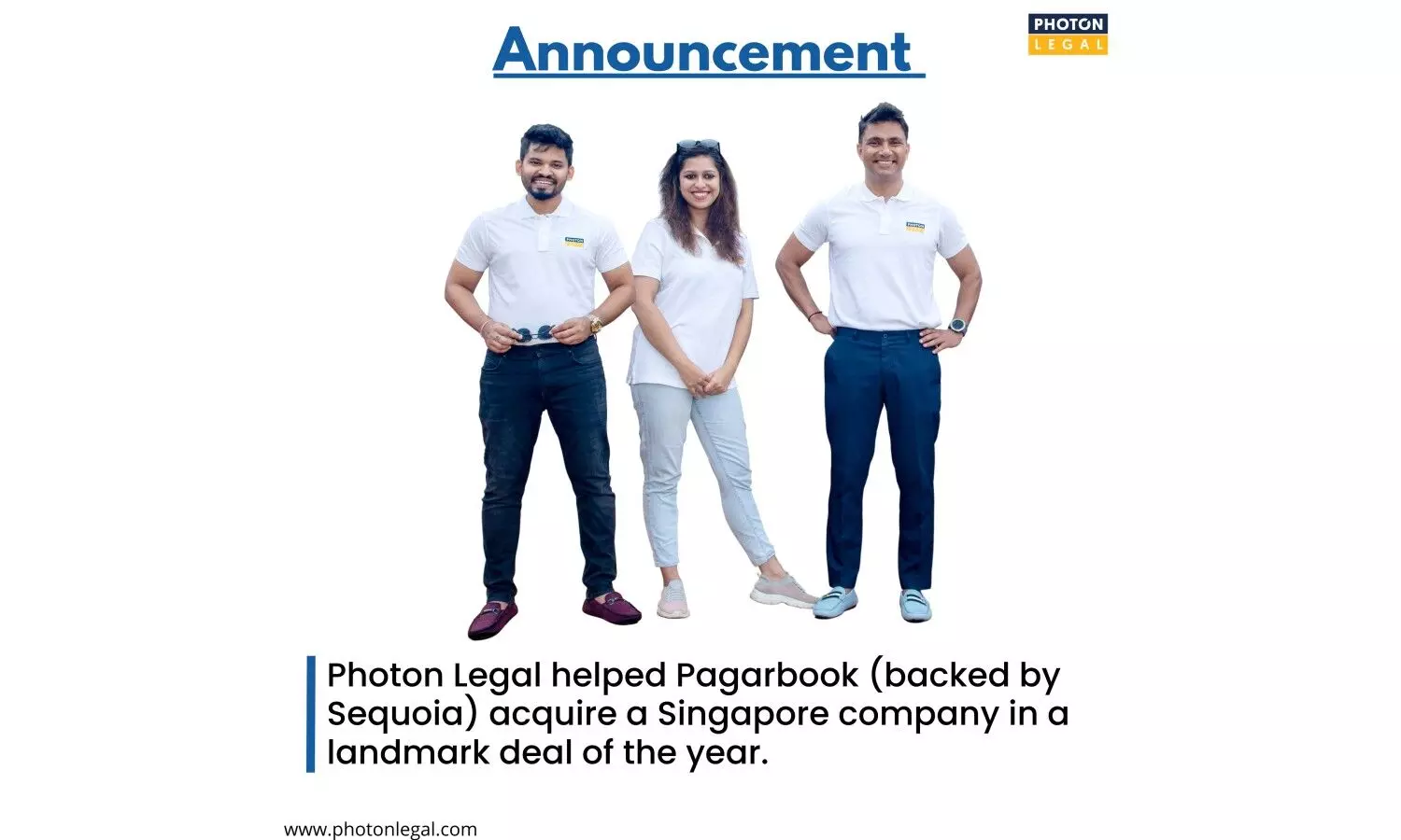 Photon Legal helps Bengaluru-based PagarBook make successful $5.6 million acquisition of Singapore-based Vara Technologies