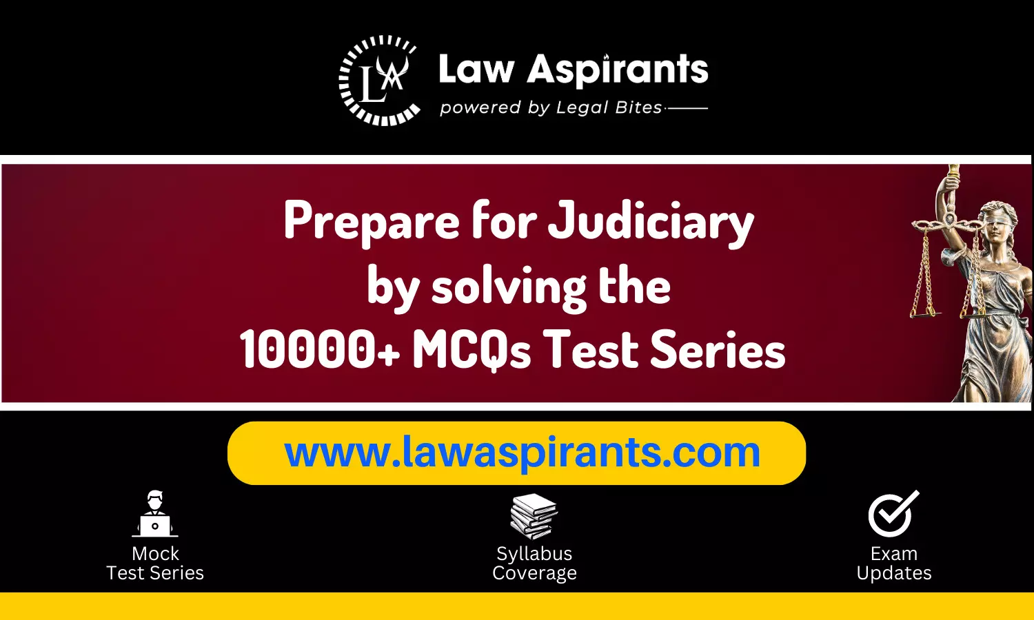 Why should one prepare for Judiciary by solving the MCQs Test Series by Law Aspirants?