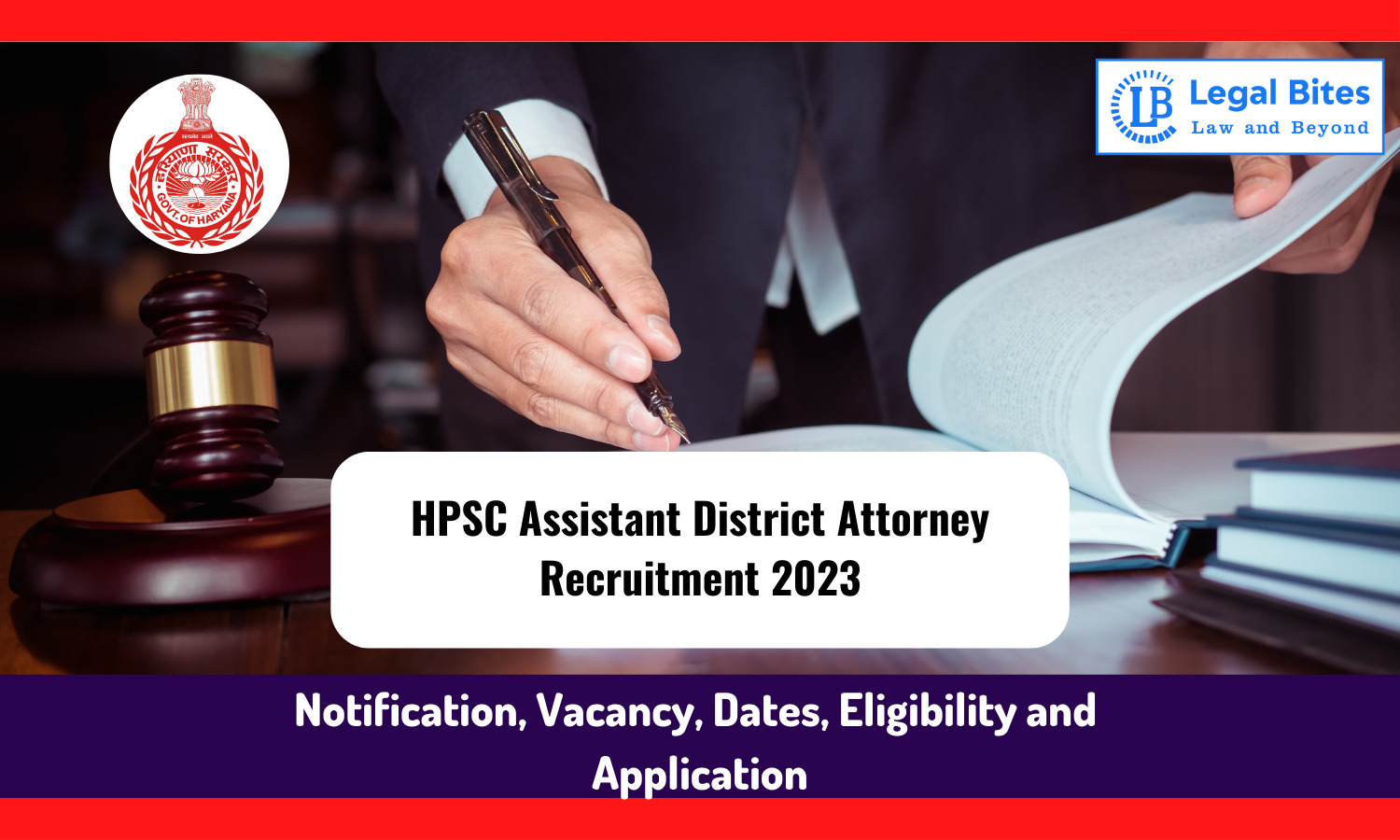 HPSC Assistant District Attorney Recruitment 2023 Notification