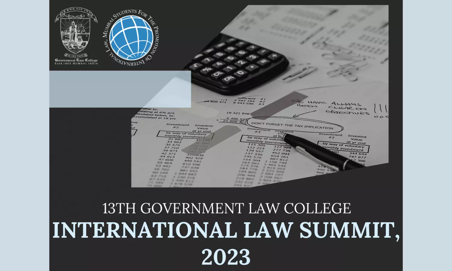 13th SPIL International Law Summit, 2023 | SPIL, Government Law College, Mumbai | 31 March - 2 April, 2023