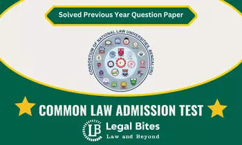 CLAT UG 2026 Solved Paper & Answer Key Free PDF
