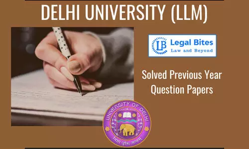 DU LLM 2021 Solved Paper | DU LLM Entrance Solved Papers PDF