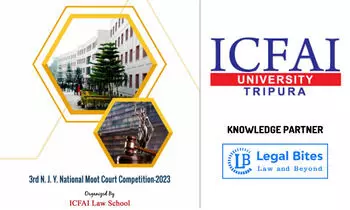 3rd NJY National Moot Court Competition 2023 | ICFAI University Tripura | 21st to 23rd June, 2023