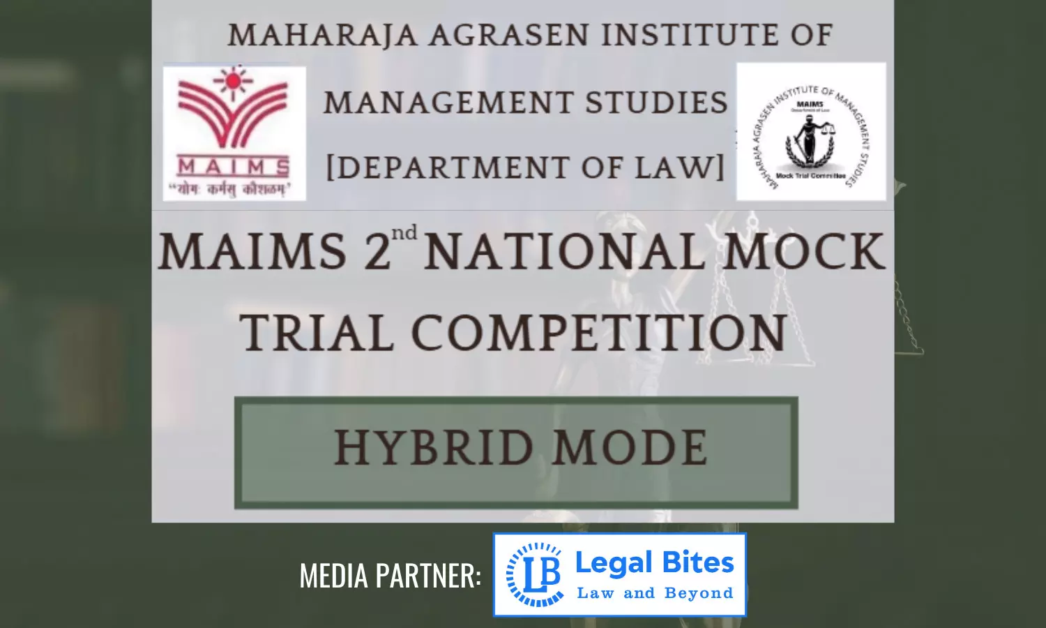 MAIMS 2nd National Mock Trial Competition 2023