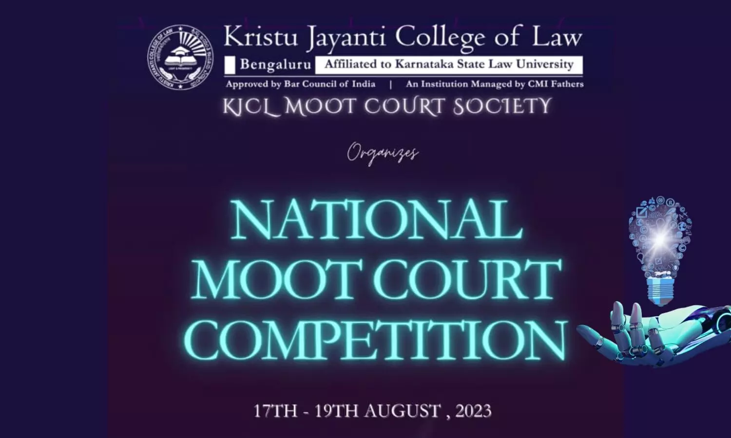 Kristu Jayanti College of Law National Moot Court Competition 2023