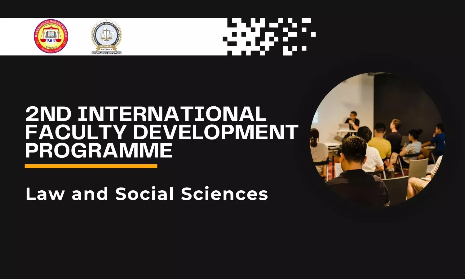 2nd International Faculty Development Programme on Law and Social Sciences | RGNUL and Kathmandu Law School, Nepal