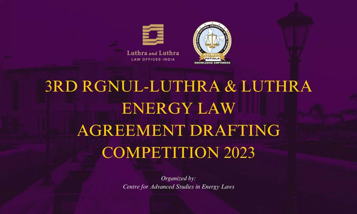 3rd RGNUL-Luthra & Luthra Energy Law Agreement Drafting Competition 2023 3rd RGNUL-Luthra & Luthra Energy Law Agreement Drafting Competition 2023