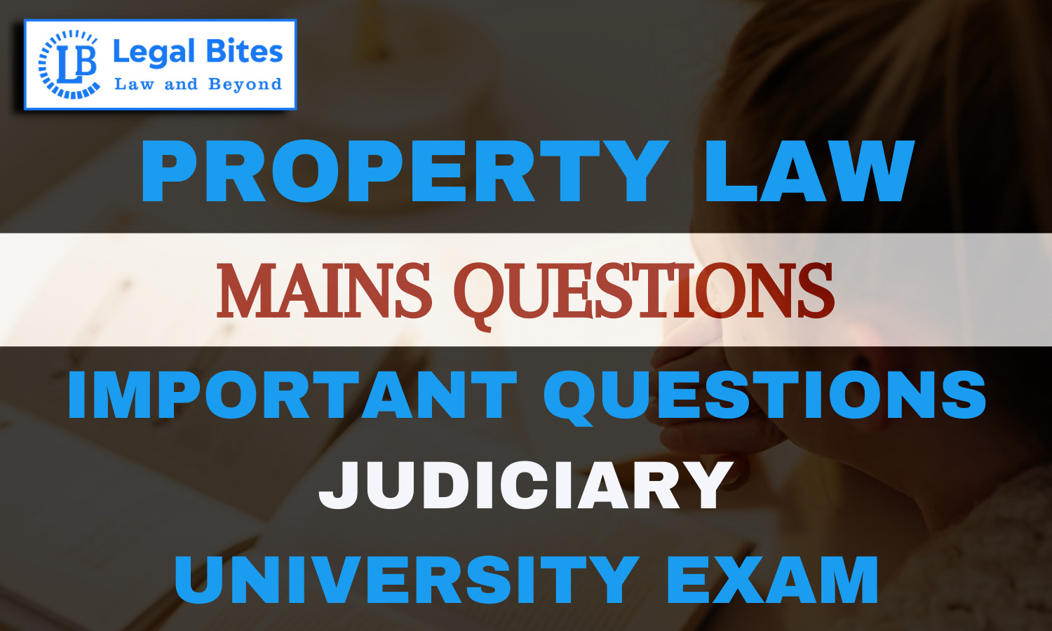 Property Law Question Answer Series 2 Important Questions for Exams