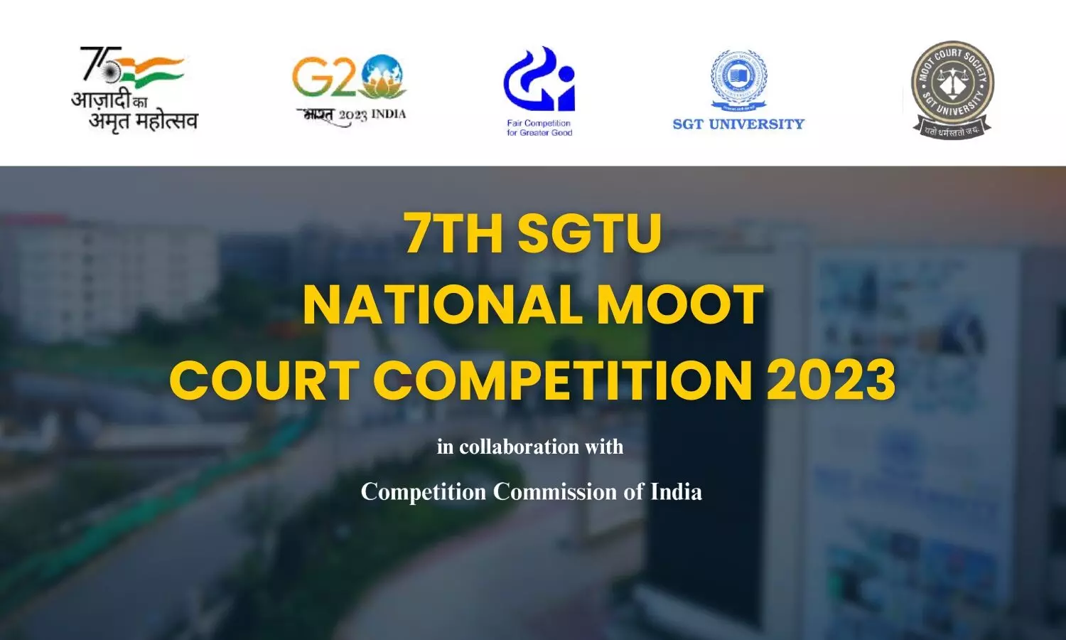 7th SGTU National Moot Court Competition 2023 | SGT University