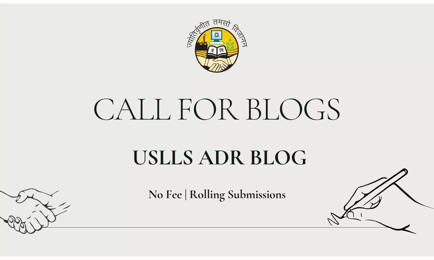 Call for Blogs | USLLS ADR Blog
