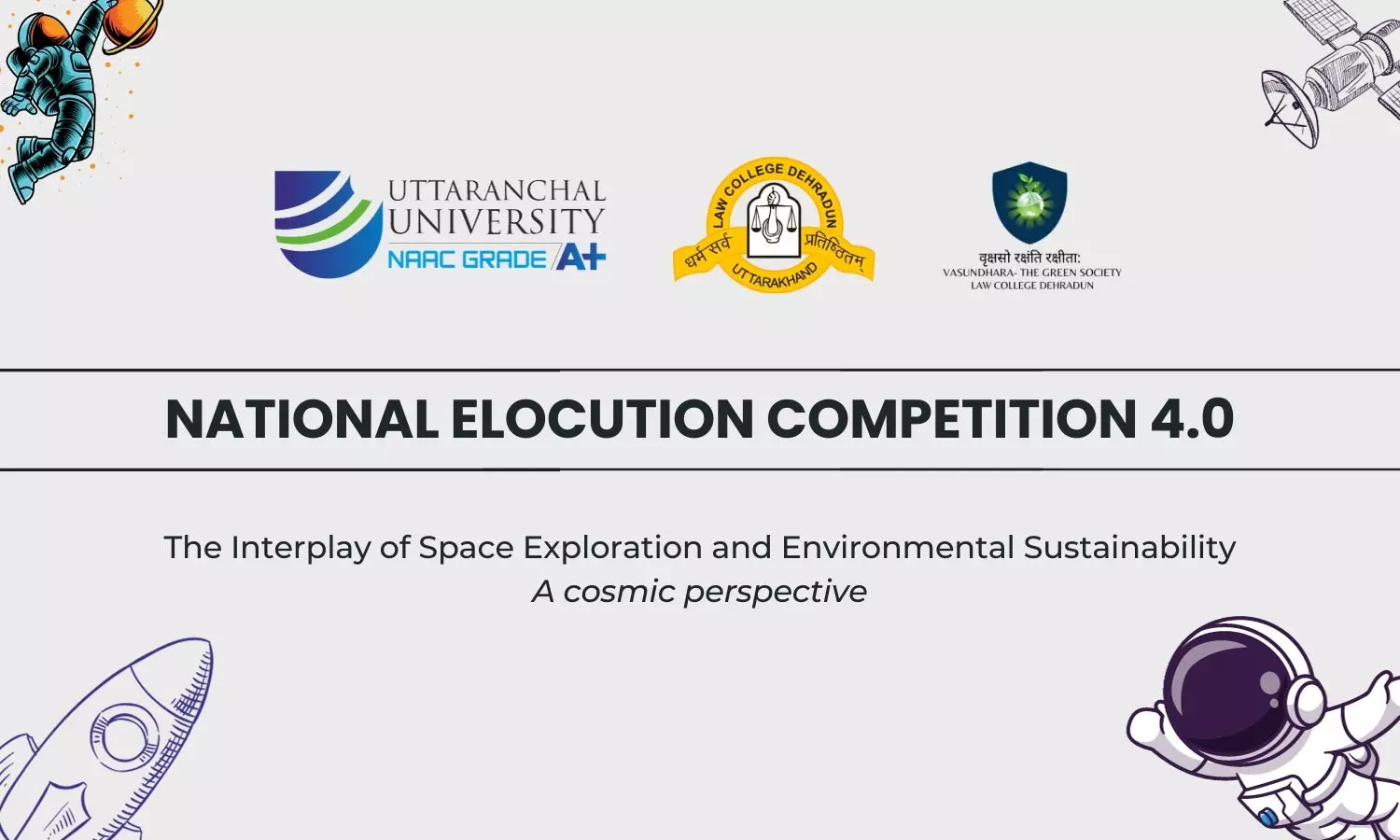 4th National Elocution Competition | Law College Dehradun