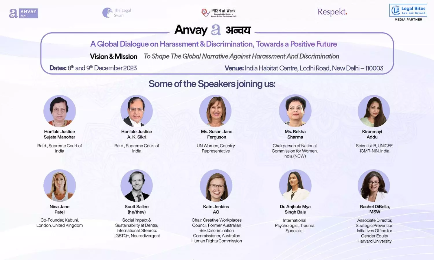 Anvay: A Global Conference on Harassment and Discrimination towards a Positive Future