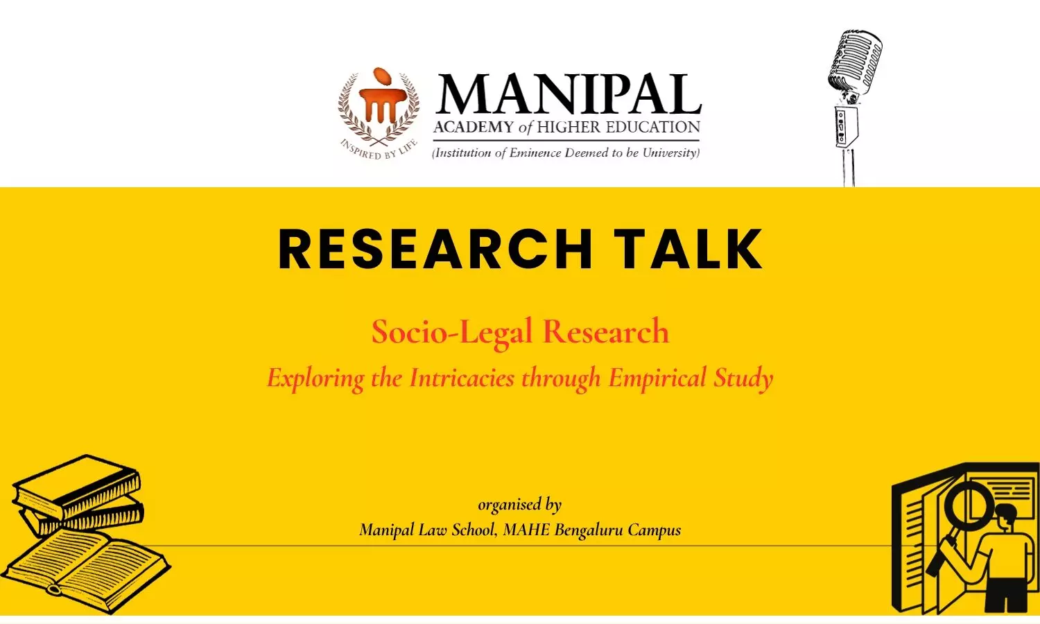 Research Talk: Socio-Legal Research Exploring the Intricacies through Empirical Study | Manipal Law School Bengaluru