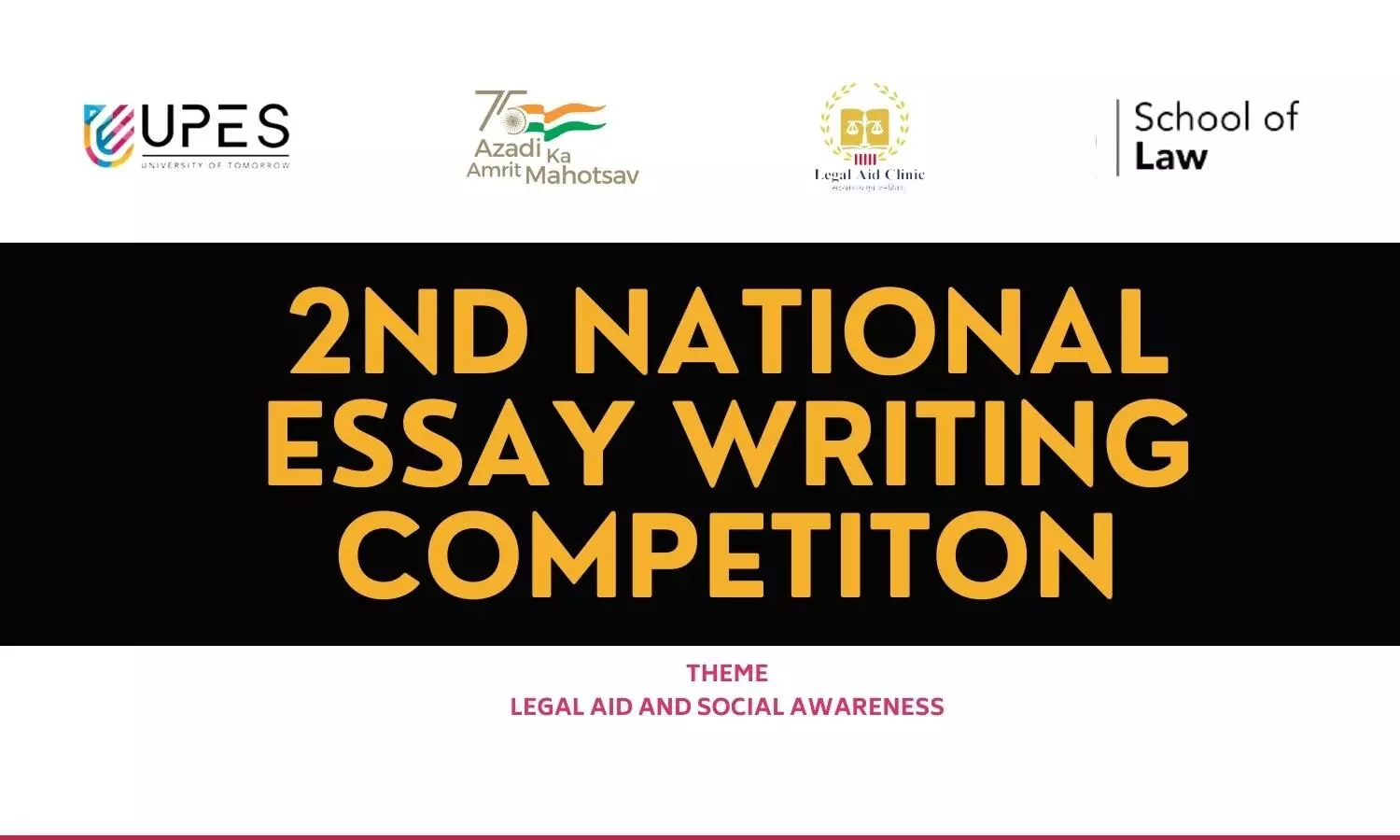 2nd National Article Writing Competition | UPES School of Law