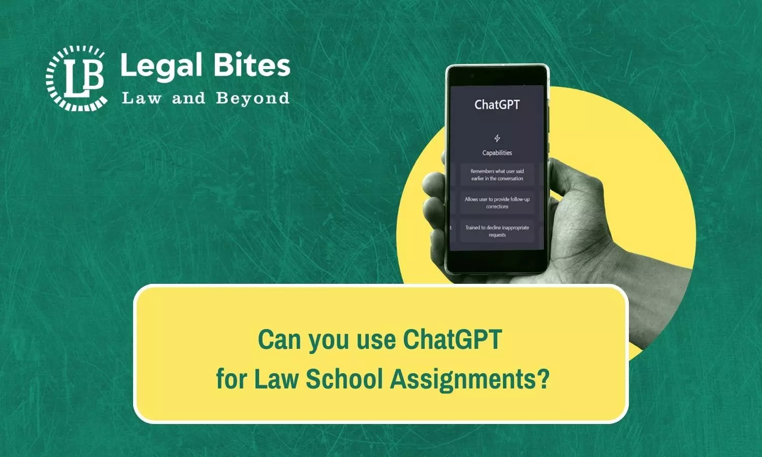 Can you use ChatGPT for Law School Assignments?