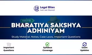 Bharatiya Sakshya Adhiniyam (BSA) - Notes, Case Laws And Study Material Bharatiya Sakshya Adhiniyam (BSA) - Notes, Case Laws And Study Material