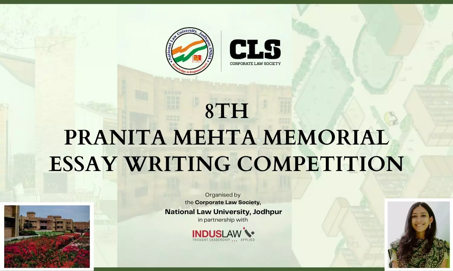 8th Pranita Mehta Memorial Essay Writing Competition | NLU Jodhpur
