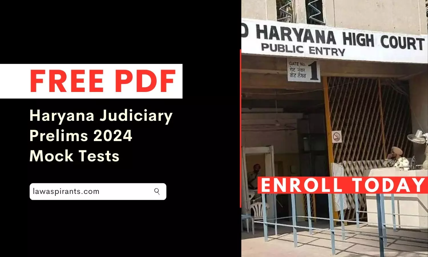Download Haryana Judiciary Prelims Mock Tests 2024 Free PDF: How to Prepare with Law Aspirants