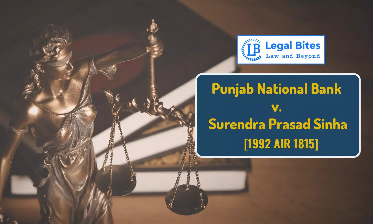 Case Study: Punjab National Bank v. Surendra Prasad Sinha (1992) | Section 3 of the Limitation Act, 1963