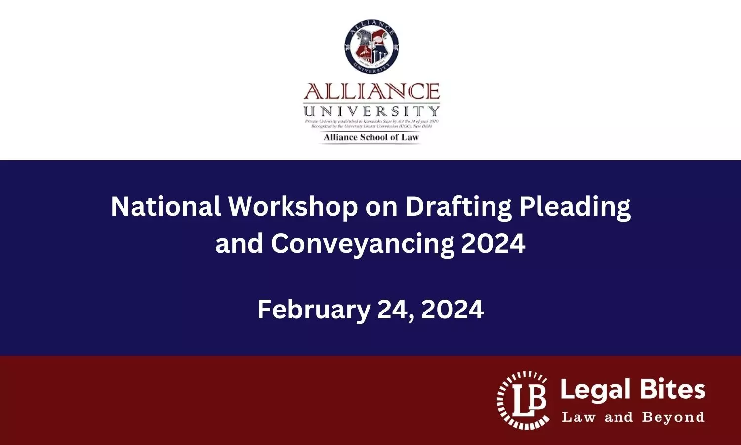 National Workshop on Drafting Pleading and Conveyancing 2024