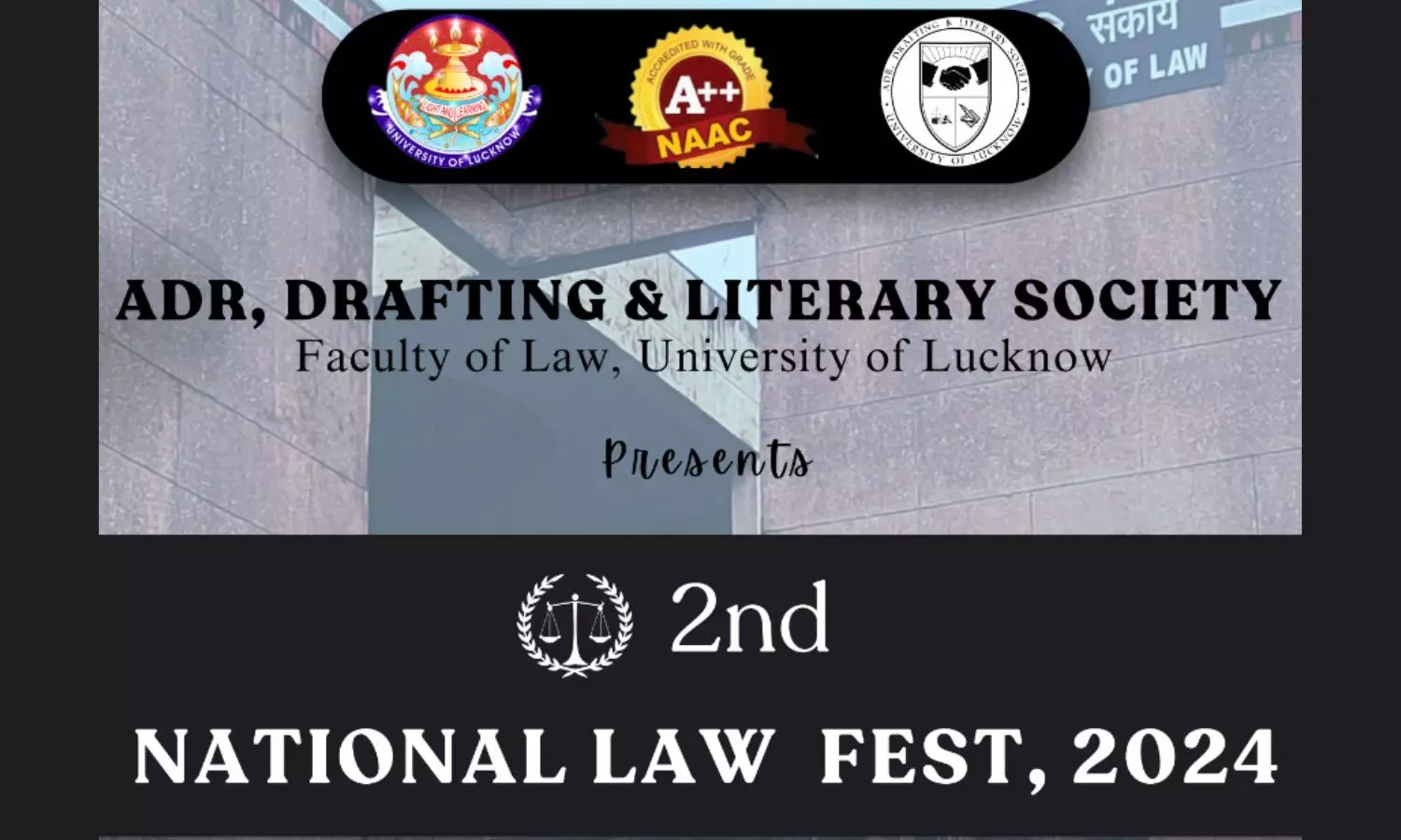 2nd National Law Fest, 2024 | Faculty of Law, University of Lucknow