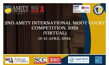 2nd Amity International Moot Court Competition 2024 | Amity Law School, Amity University Haryana 2nd Amity International Moot Court Competition 2024 | Amity Law School, Amity University Haryana
