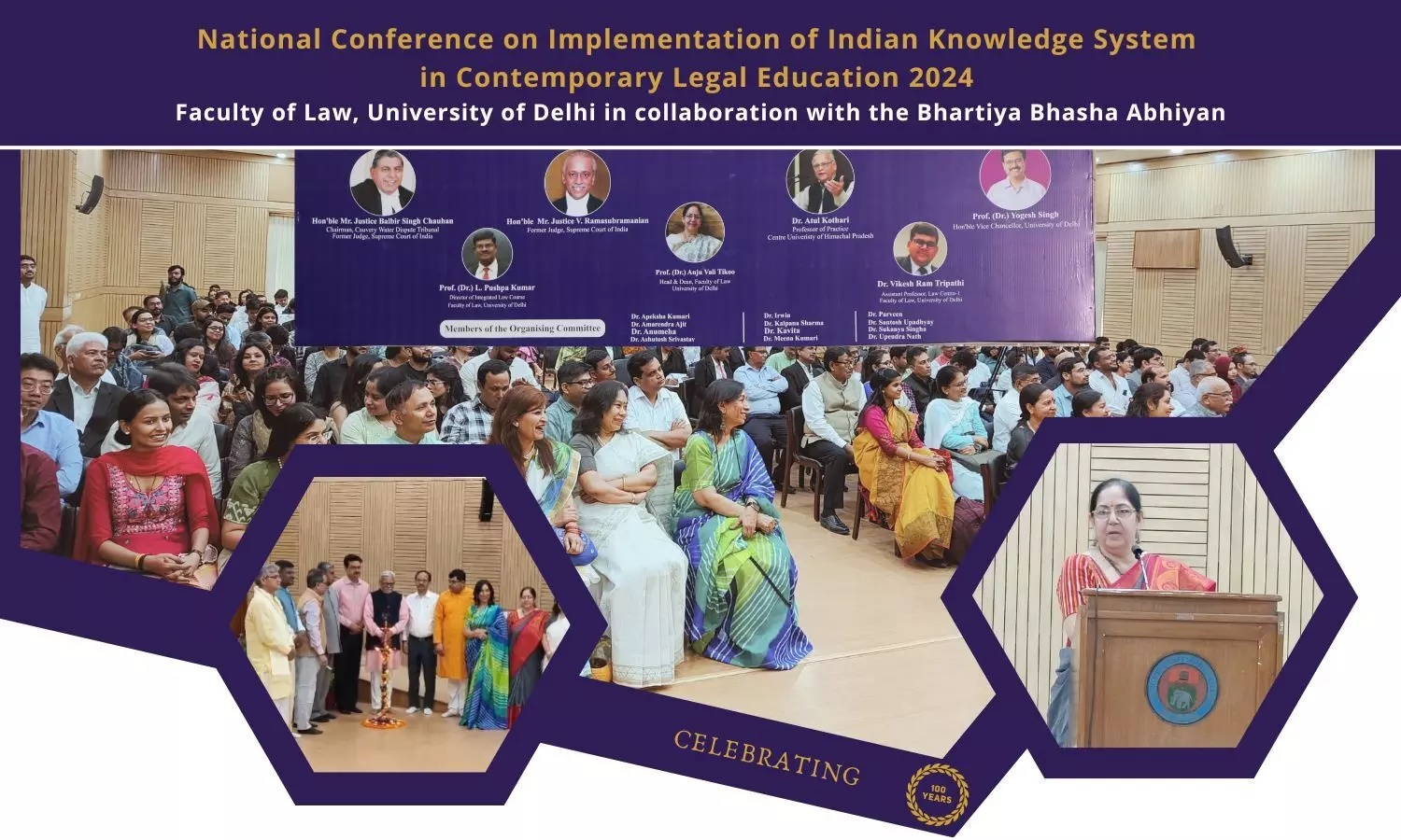 Faculty of Law, University of Delhi Hosts National Conference on Implementation of Indian Knowledge System in Contemporary Legal Education 2024 in collaboration with the Bhartiya Bhasha Abhiyan