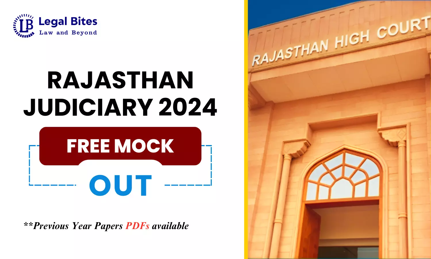 Free Rajasthan Judiciary Prelims Mock Tests 2024 PDF: How to Prepare with Law Aspirants