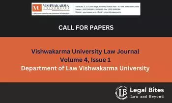 Call For Papers: Vishwakarma University Law Journal, Volume 4, Issue 1 Call For Papers: Vishwakarma University Law Journal, Volume 4, Issue 1
