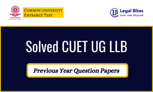 CUET LLB 2025 Solved Paper | CUET LLB Entrance Solved Papers PDF CUET LLB 2025 Solved Paper | CUET LLB Entrance Solved Papers PDF