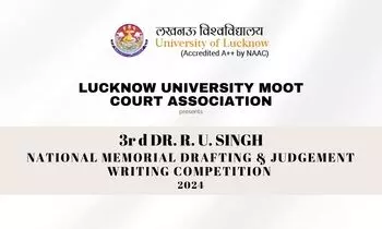 3rd RU Singh National Online Memorial Drafting and Judgment Writing Competition University of Lucknow 3rd RU Singh National Online Memorial Drafting and Judgment Writing Competition University of Lucknow
