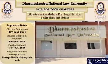 DNLU Call for Book Chapters | Libraries in the Modern Era: Legal Services, Technology and Ethics