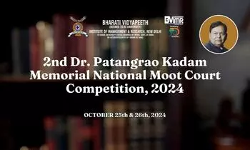 2nd Dr Patangrao Kadam Memorial National Moot Court Competition 2024  Dept of Law, BVIMR