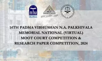 14th Padma Vibhushan N.A. Palkhivala Memorial National (Virtual) Moot Court Competition & Research Paper Competition  MNLU Mumbai