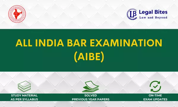 AIBE Study Material, Test Series and Tips | All India Bar Examination (AIBE) AIBE Study Material, Test Series and Tips | All India Bar Examination (AIBE)