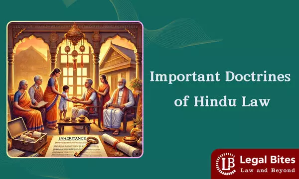 Important Doctrines of Hindu Law Important Doctrines of Hindu Law