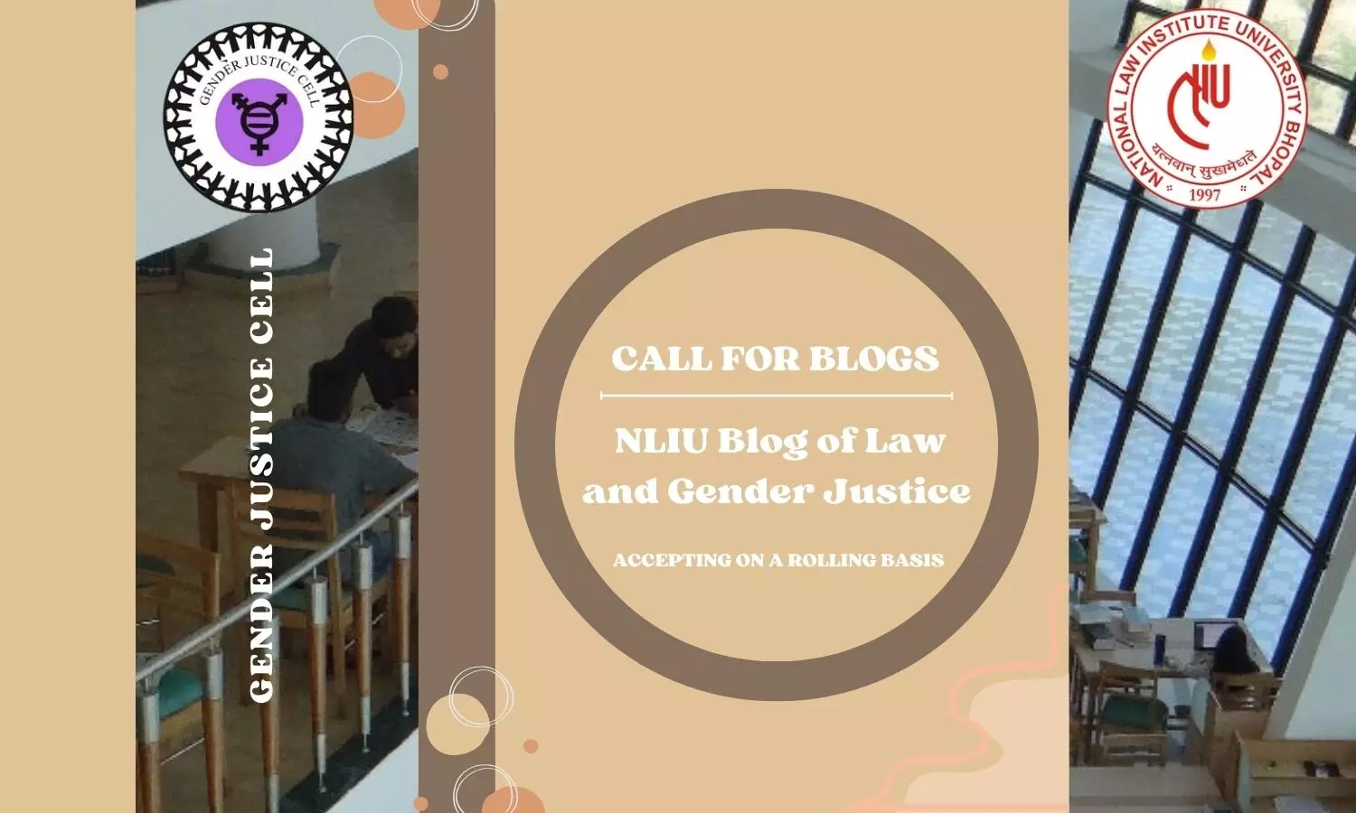 Call for Blogs: NLIU Blog of Law & Gender Justice on Rolling Basis Call for Blogs: NLIU Blog of Law & Gender Justice on Rolling Basis